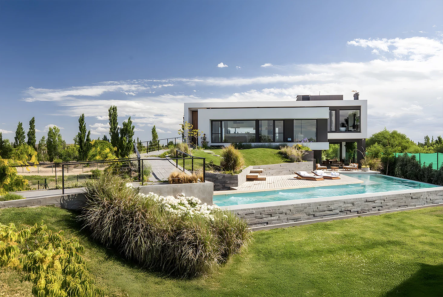 Casa Rampa residential home with pool view.