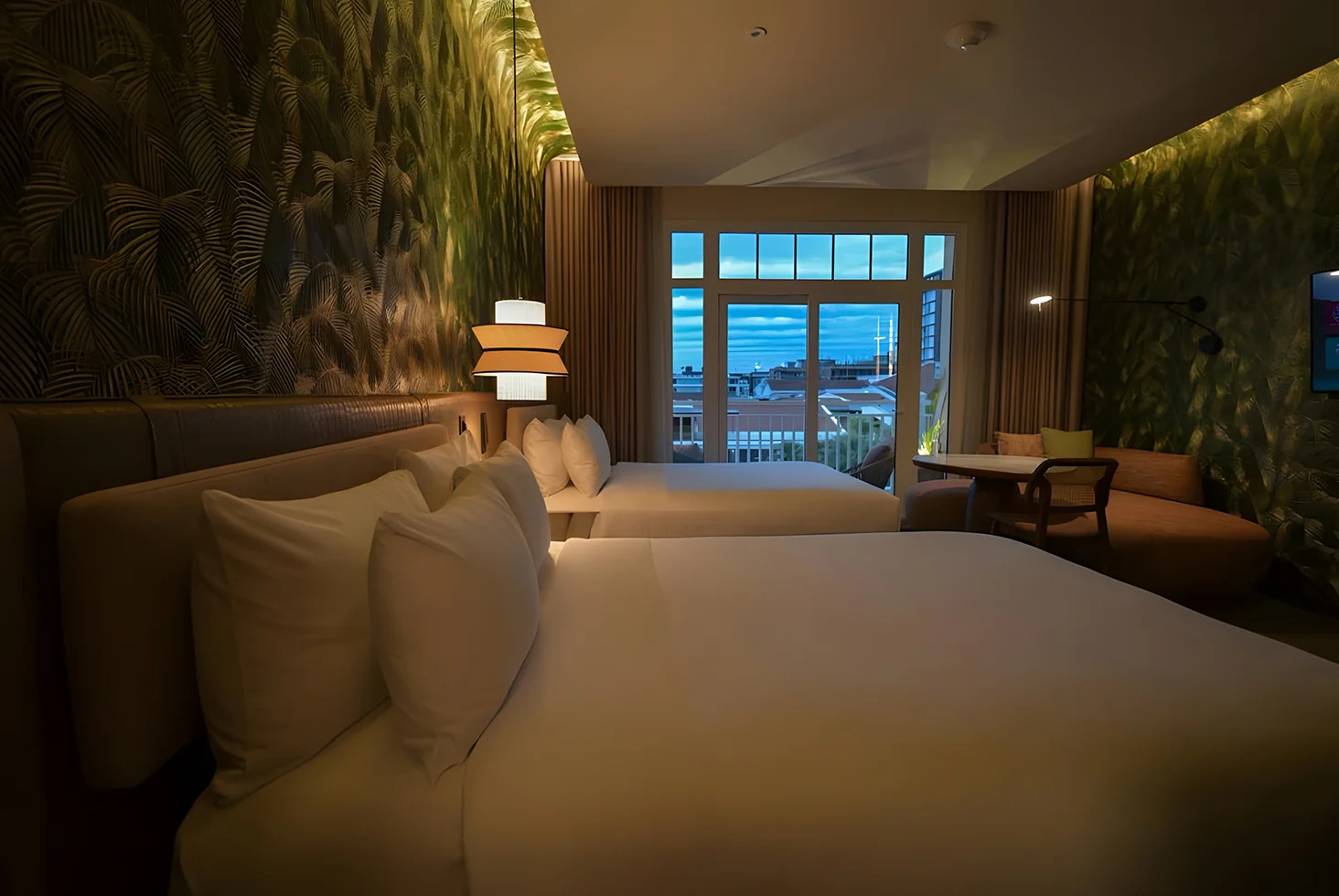 Double room at Los Tajibos Hotel.